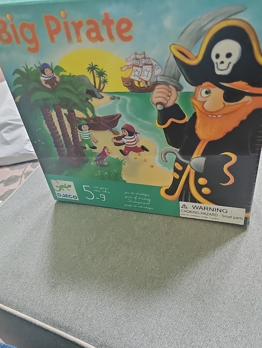 Djeco Big Pirate Board Game Children's Strategy Game Ages 5-9 Brand New Sealed